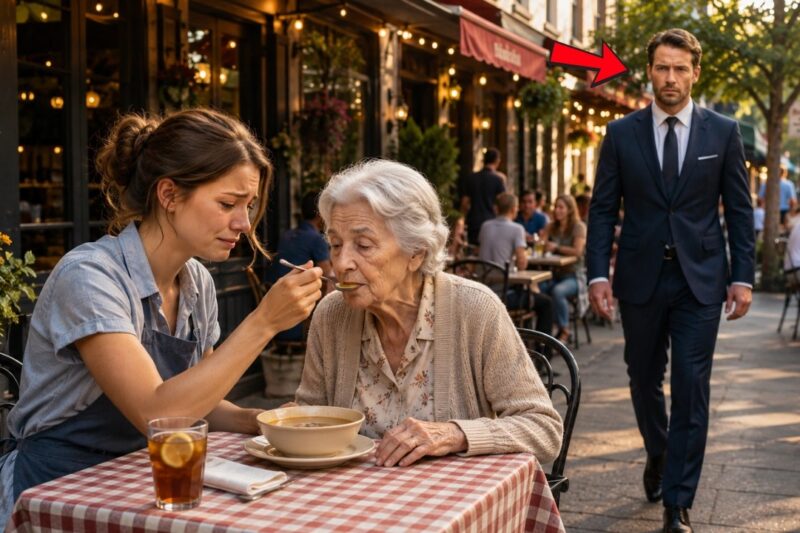 A Millionaire Saw a Waitress Feeding Her Mother with Parkinson’s… Then Something Incredible Happened