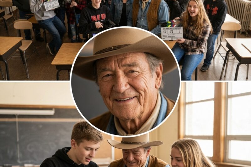 John Wayne Received a Small-Town Teacher’s Letter… and Did Something No Hollywood Legend Would Do…