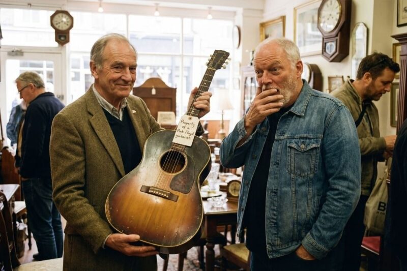 Dealer Told David Gilmour This Guitar Belonged to Pink Floyd Guitarist — His Reaction Was PRICELESS