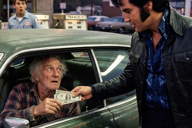 Elvis Found an Old Man Sleeping in His Car Outside a Gas Station — What He Did Next Became LEGEND D