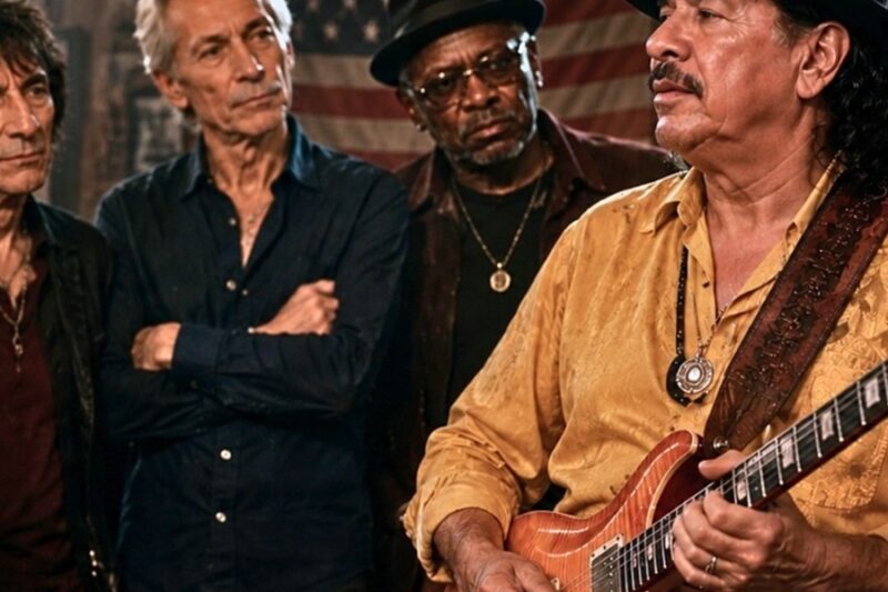 Keith Richards Challenged Everyone ‘Nobody Can Play This’—Then Carlos Santana Picked Up the Guitar D