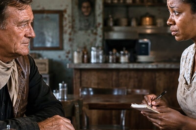 John Wayne Walked Into a Small Diner — What He Did for the Owner Changed Everything! D