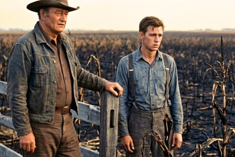 John Wayne’s Own Crew Burned A Missouri Farmer’s Corn In 1958 — Then He Paid The Note D
