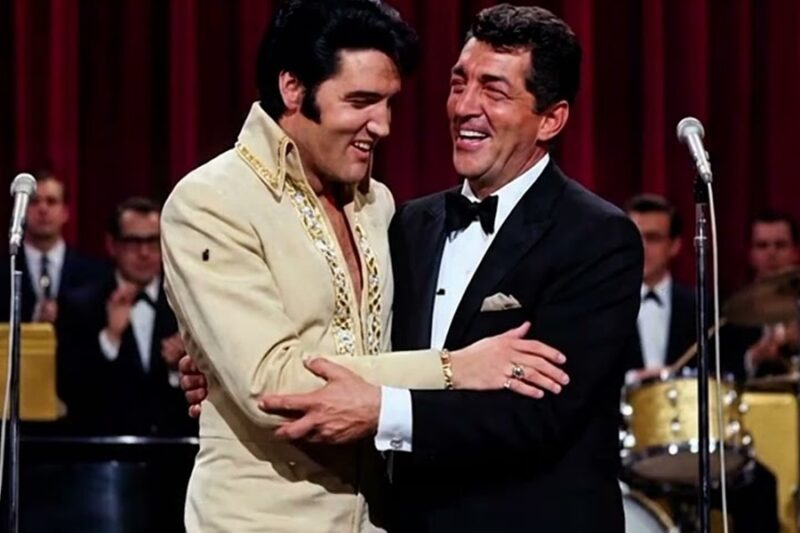 Dean Martin Insulted Elvis on TV… Then Elvis Showed Up With a Photograph. D