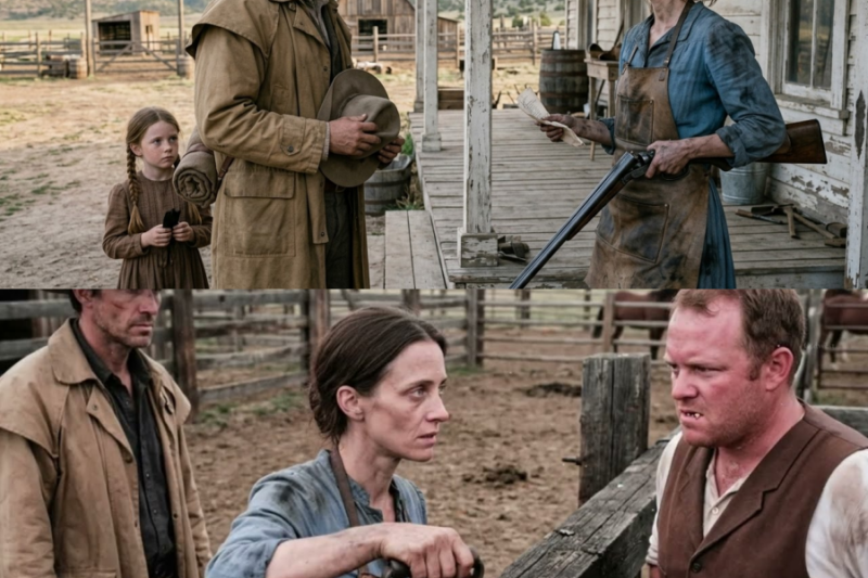 A Lonely Rancher Knocked, “I Was Told You Need a Rancher,” But His Daughter Hid Behind Him
