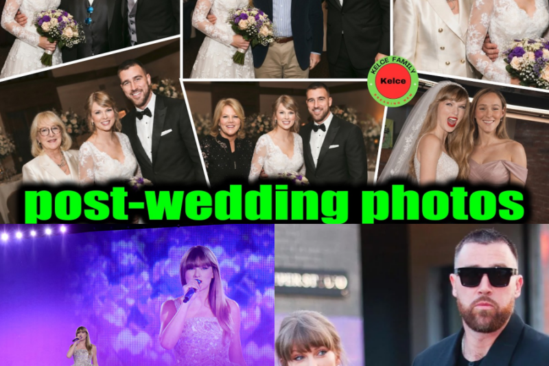 OMG! Intimate Wedding Photos and Emotional Reception Speech of Taylor Swift and Travis Kelce Released, Breaking the Internet