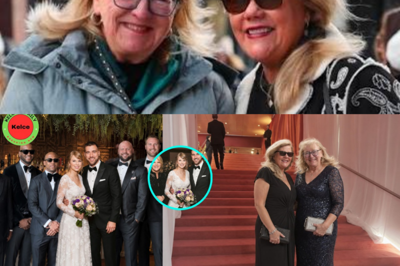 A Union of Hearts: The Radiant Elegance of Donna Kelce and Andrea Swift at the Wedding of the Century