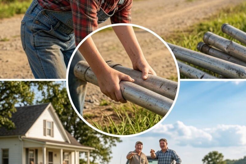 Everyone Laughed When a Little Girl Collected Their Old Irrigation Pipes… Until They Saw Her Crops