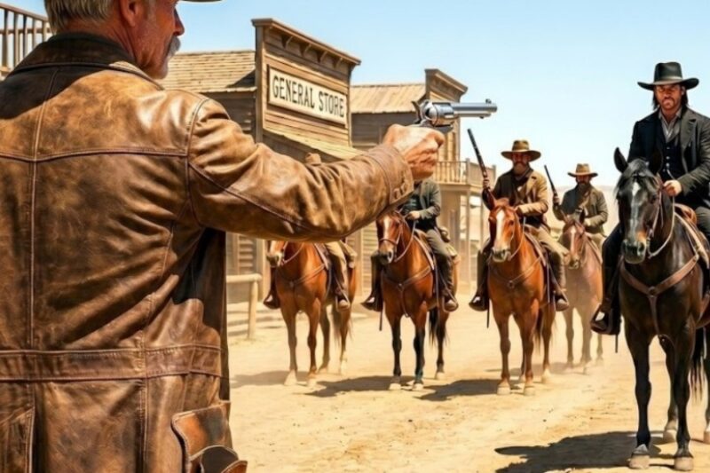 The Sheriff Stood Alone Against 10 Outlaws. What He Did Next Shocked the Entire Town”
