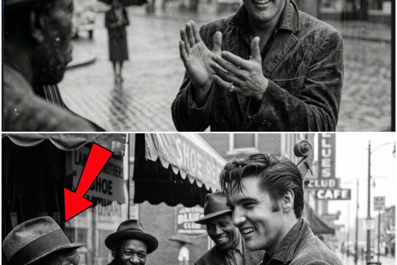 Street Band Was Playing in the Rain — Elvis Stopped and STOOD With Them Until They Finished D